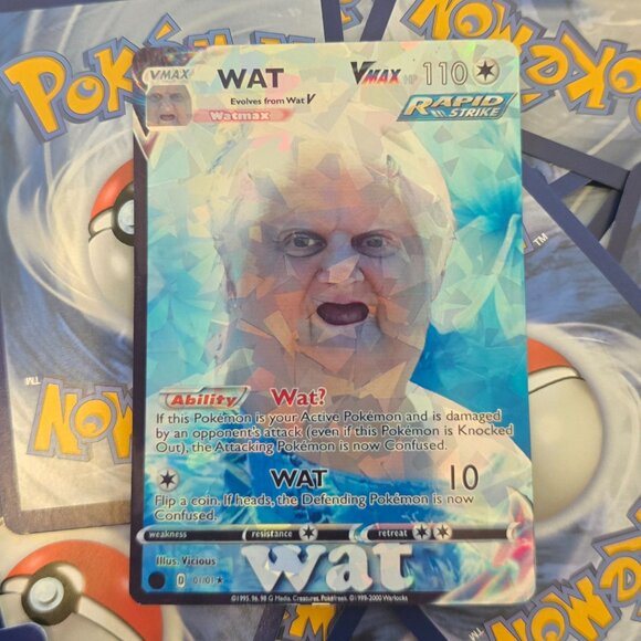 Wat lady Meme Pokemon Card - Picture 3 of 10